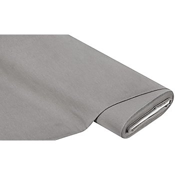 Tissu molleton en coton 'Nora', gris