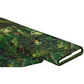 Tissu coton à impression numérique "branches de sapin",vert/multicolore, de la série Ria