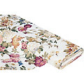 Tissu de décoration "Sophie" à motif floral, écru multicolore