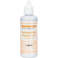 buttinette Glitterfarbe für Window Color, silber, 80 ml