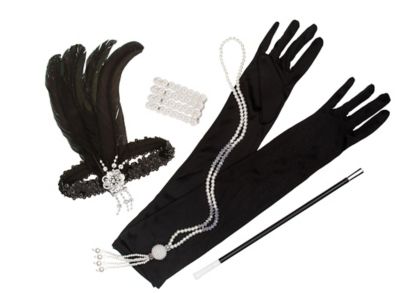 Kit d'accessoires charleston pour femme