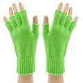Strick-Handschuhe, hellgrün