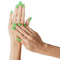 Faux ongles "vert fluo"