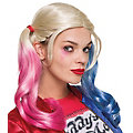 DC Comics Zopfperücke "Harley Quinn", blond/pink/blau