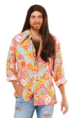 Chemise hippie best sale homme flower power