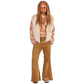 buttinette Haut de hippie pour hommes