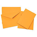 Cartes doubles et enveloppes, mandarine, A5, 5 pièces