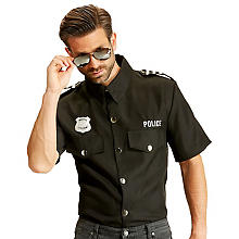 Chemise de policier pour hommes