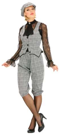 Anzug Roaring S Fur Damen Grau Online Kaufen Buttinette Karneval Shop