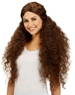 lockenperücke braun