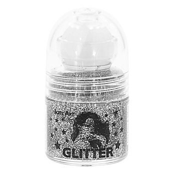 Glitter-Roller, silber