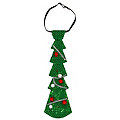 Krawatte "Weihnachtsbaum" mit LEDs