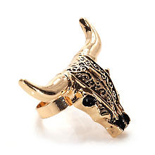 Ring 'Büffel', gold