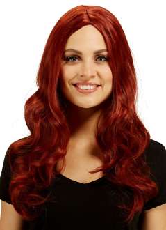 Perruque cheveux hot sale roux