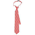 Krawatte "Streifen", rot/weiß