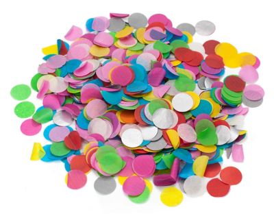 Confetti Multicolor 1kg sac pour lanceur de confettis