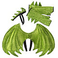 Panoplie "dragon" pour enfants, vert