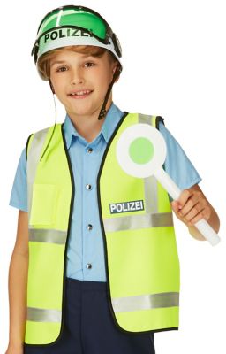 Kinder-Weste Polizei, neongelb online kaufen