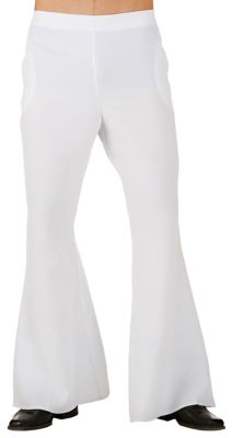 Pantalon Patte d'Eléphant Blanc Homme chez DeguizFetes.