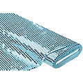 Tissu à paillettes scintillantes, bleu glacier, 6 mm Ø, 100 cm de large