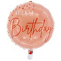 Folienballon "Birthday", Ø 45 cm