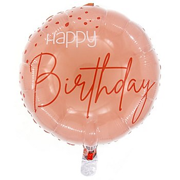 Folienballon 'Birthday', Ø 45 cm