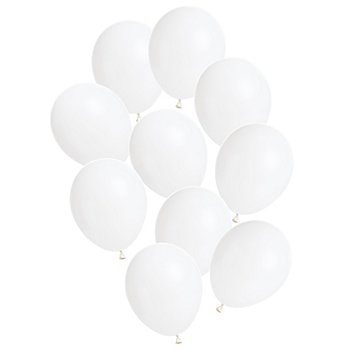 Ballons 'ecoBalloons', blanc, 26 cm Ø , 10 pièces