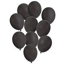 Ballons 'ecoBalloons', noir, Ø 26 cm, 10 pièces