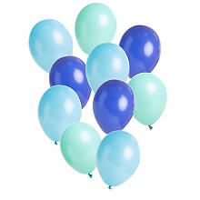 Ballons 'ecoBalloons', tons bleus, Ø 26 cm, 30 pièces