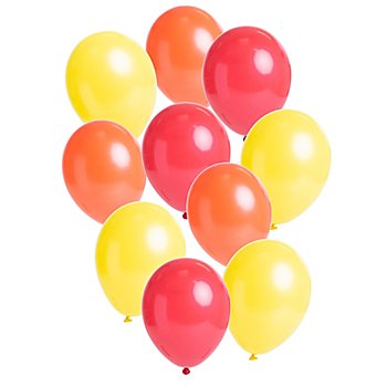 Ballons 'ecoBalloons', tons rouges, Ø 26 cm, 30 pièces