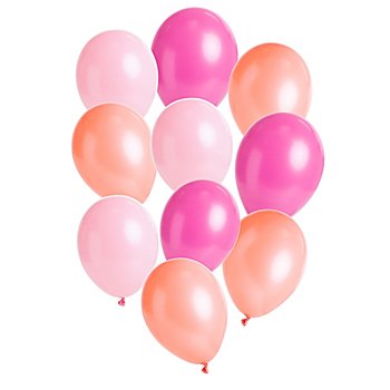 Ballons 'ecoBalloons', tons roses, 26 cm Ø , 30 pièces