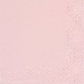 Serviettes en papier uni, rose, 33 x 33 cm, 20 pièces