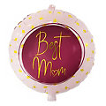 Folienballon "Best Mom", 45 cm Ø