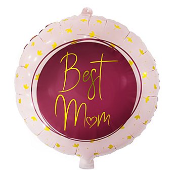 Folienballon 'Best Mom', 45 cm Ø