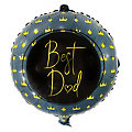 Ballon hélium "best dad", Ø 45 cm 