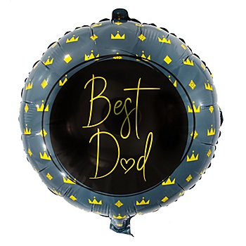 Folienballon 'Best Dad', 45 cm Ø