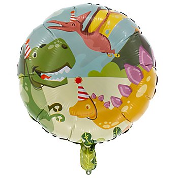 Folienballon 'Dinos', 45 cm Ø