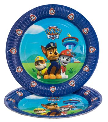 Assiette Pat'Patrouille Multicolore - Lot de 8