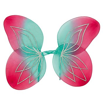 Kinder-Flügel, grün/rosa, 43 x 67 cm