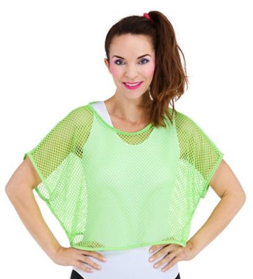 T shirt filet court vert fluo acheter en ligne sur d guisement