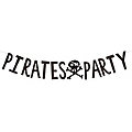 Papiergirlande "Pirates Party", 1 Meter