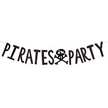 Papiergirlande 'Pirates Party', 1 Meter