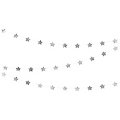 Guirlande "étoiles", argenté, 3,6 m
