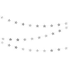 Guirlande 'étoiles', argenté, 3,6 m