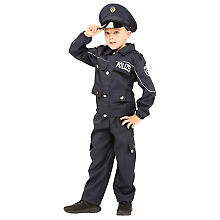 Kinderkostüm 'Polizist', dunkelblau