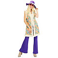 Kostüm "Hippie" für Damen, violett-color