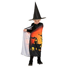 Cape et chapeau 'Halloween' pour enfant