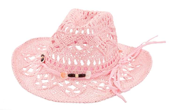 Vergleiche Preise für Cowboyhut mit Logo-Stickerei - Rosa - Ruslan