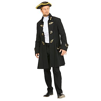 buttinette Manteau de pirate avec ornementations pour homme