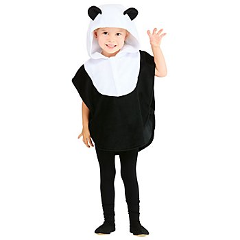 buttinette Poncho 'panda' pour enfants